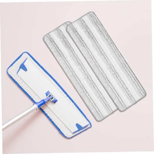Didiseaon 2pcs Mop Pads Refill Compatible Strip Mop Pads Replacement for Floor Cleaning
