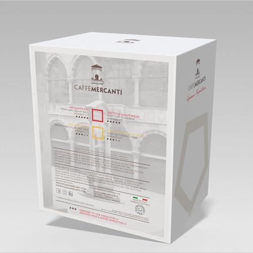 Caffe Mercanti ESE (Easy Serve Espresso) Oro Italian Coffee Pods in Filter Paper - 44mm, 150 Pods - Italiano Caffe Filter Paper - Non-GMO