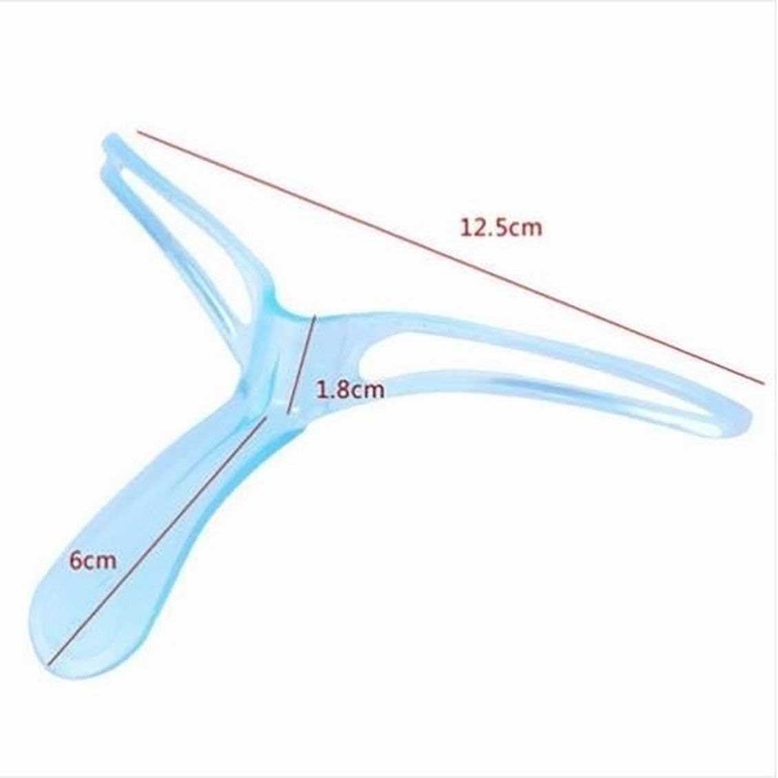 Blue Portable Eyebrow Shaping Stencils Eye Brow Guide Template Kit Makeup DIY Tool Eyebrow Color