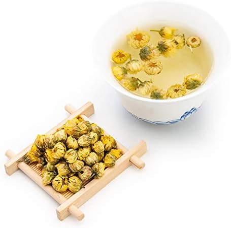oriarmcha 225g / 8oz Chinese Chrysanthemum Flower Tea Buds - Decaffeinated Chrysanthemum Tea Dried Herbal Flowers - Tai Ju Floral Tea Loose Leaf 1st Grade - Naturally Processed