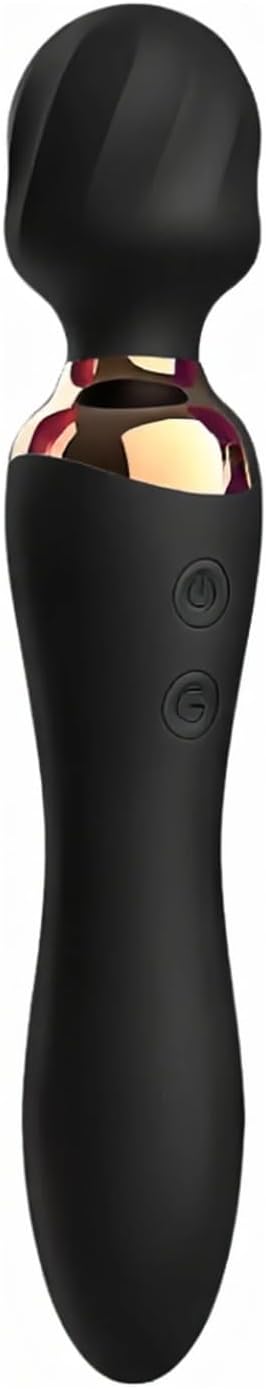 Rechargeable Massager 9 Speeds 20 Modes Waterproof Silicone Handheld Massager for Muscle Relaxation and Body Relief Portable Massage Tool for Neck, Back, Arms, Legs