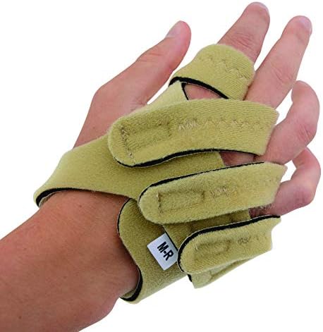 Rolyan Hand-Based In-Line Splint for Right Hand, Size Medium
