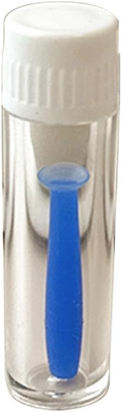 Soft Silicone Contact Lens Insertion Tool, Contact Lens Applicator, Soft and Hard Lenses Multifunction Portable Tool Supplies, Easy Plunger Remover, Contact Lens Care (Blue)