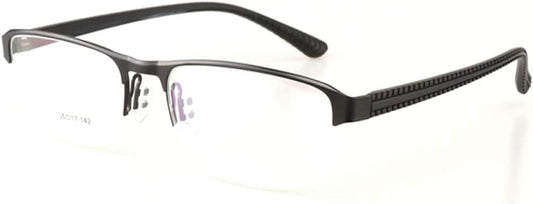 Quality Men's Rectangular Multifocus Glasses 3 Powers in 1 Reader