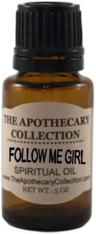 FOLLOW ME GIRL Spiritual Oil (aceite) for Hoodoo, Voodoo, Santeria, Wicca, Rootwork, & Spells