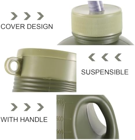 Urine Bottle 1700ml Urinal Bottles for Men and Women Pee Container Spill Proof Portable Mobile Toilet for Camping Car Travel Traffic Jam Queuing