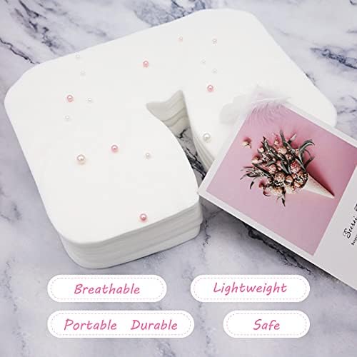 200 Count Disposable Face Cradle Covers–Medical-Grade Cotton, SPA Face Rest Covers Headrest Covers for Massage Tables Massage Chairs 14.17 x 10.6 inches/ 36 x 27 cm