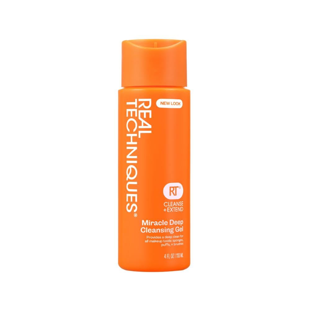 Real Techniques Miracle Deep Cleansing Gel, 4 fl. oz./118 ml Bottle