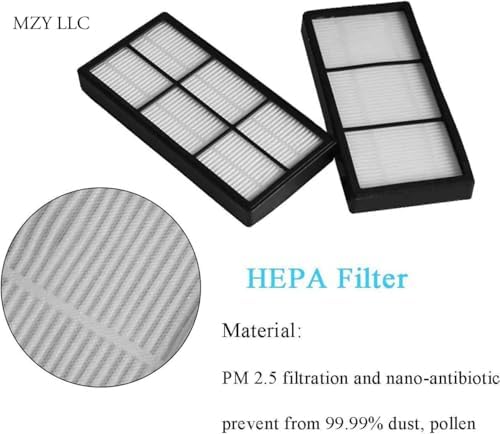 12 Pack Hepa Filter Filters Replacement for iRobot Roomba 800 900 series 860 870 871 880 960 980 Vacuum Parts