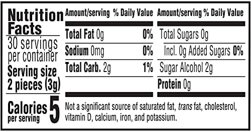 Dentyne Ice Peppermint Sugar-Free Chewing Gum, 6 Bottles of 60 Pieces (360 Total Pieces)