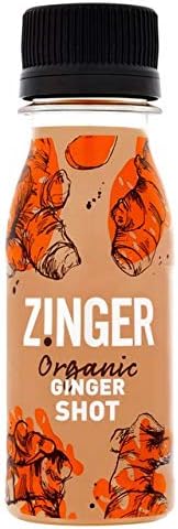 James White Organic Ginger Zinger Shot 70ml (Pack of 2)