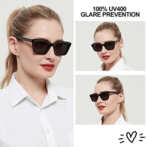 OCCI CHIARI Bifocal Reading Sunglasses Men UV400 Protection Readers for Women Comfortable Stylish Reading glasses 1.0 1.5 2.0 2.5 3.0 3.5 4.0(1.0+ Black)