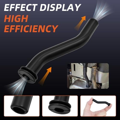Vacuum Hose 596163 Compatible with Select Small Gasoline Engines Replacement Part 593998 797408-2 Pcs