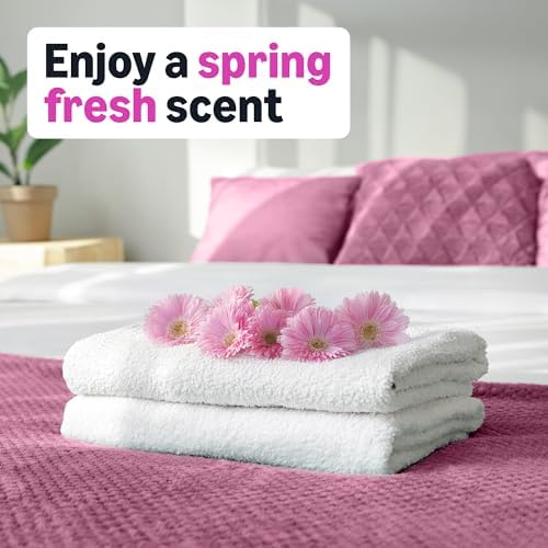 Amazon Basics Dryer Sheets Laundry Fabric Softener, Spring Fresh Scent, Reduces Static, Static Control, 160 Count