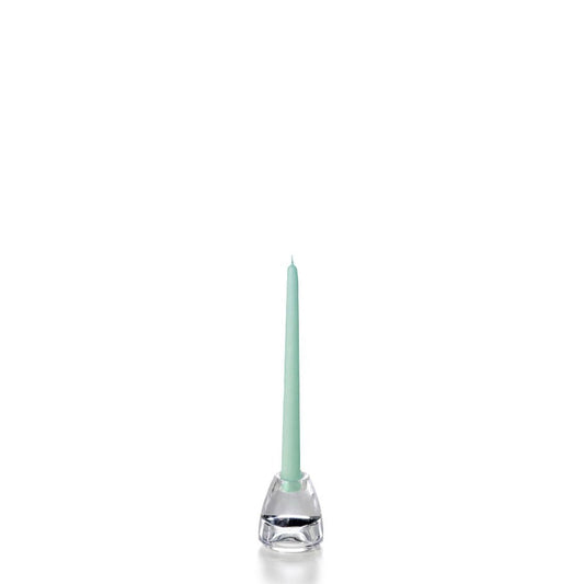 yummi Blue Jade Taper Candles -10 inch - 12 per Pack
