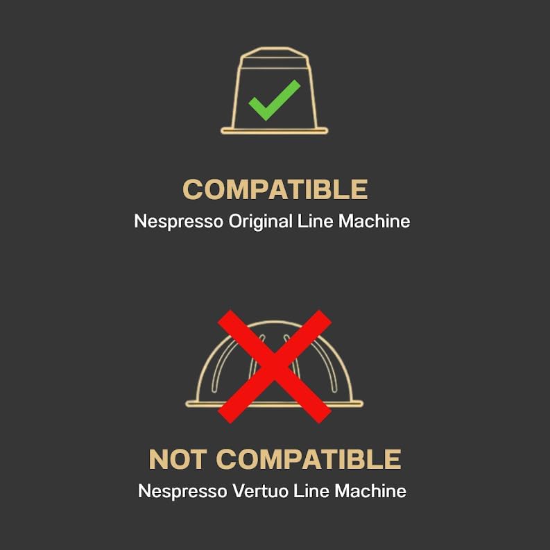 Mixed Variety Pack for Nespresso Original Machines | 100 Aluminum Capsules | 9 Unique Italian Flavors | Made in Italy | Espresso Coffee Pods Compatible Only with Nespresso Original Line Machine