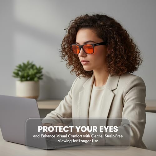 Luminere 99.9% Blue Light Blocking Glasses – Anti Blue Light Glasses for Men & Women - Computer Glasses Blue Light Blocking