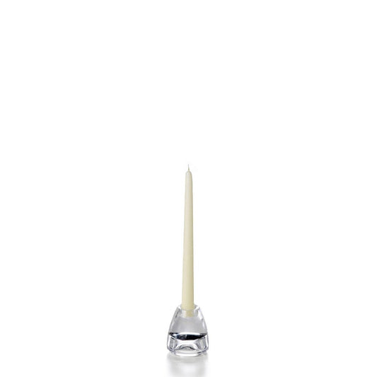 yummi Ivory Taper Candles -10 inch - 12 per Pack