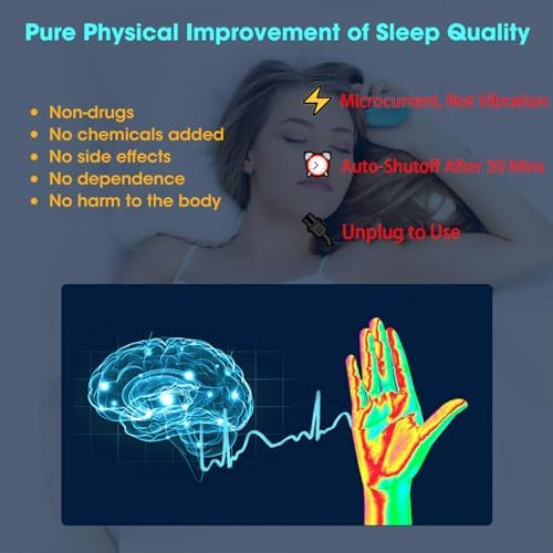 Neurocontrol Dispositivo para Ansiedad, Sleep Aid Device for Improved Mood and Focus Attention, Hand Held Nighttime, Easy to Carry (Black, 1Pcs)