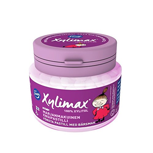 Fazer Xylimax Moomin Pikku My full xylitol Pastilles 1 Jar of 85g
