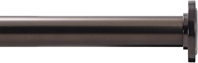 Ivilon Tension Curtain Rod - Spring Tension Rod for Windows or Shower, 54 to 90 Inch. Oil Rubbed Bronze ORB