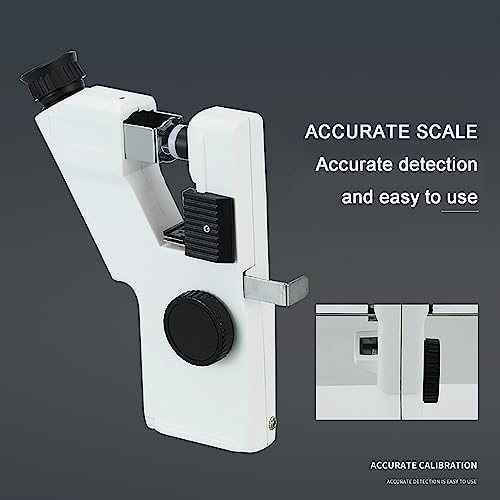 Optical Lensmeter, Spectacle LensScanner, Portable Manual Optical Lensmeter,External Reading AC/DC Powered,for Optical Shops