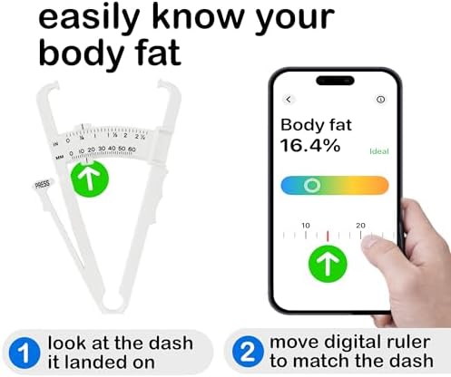 Body Fat Caliper – Skinfold Caliper Body Fat Measurement Device