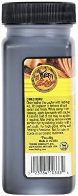 Fiebing's Pro Dye Leather Dye (4 Fl Oz) - Alcohol-Based, Penetrating, Permanent Dye for Shoes, Belts, Furniture - Vivid Color, Superior Color Fastness