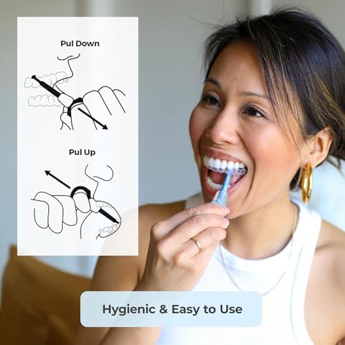 PUL 2-in-1 Aligner Removal Tool and Chewies for Invisalign Aligners, Retainers and Trays - Patented Invisalign Remover Tool for Easy Removal & Secure Fit - Pack of 2, Blue