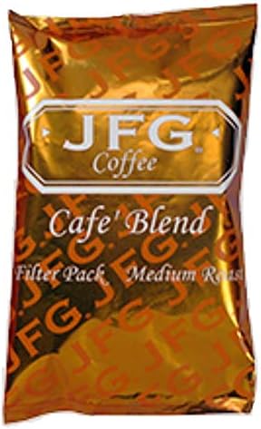 JFG Medium Roast Coffee Cafe Blend - Filter Pack, 1.5 Ounce - 42 per case.