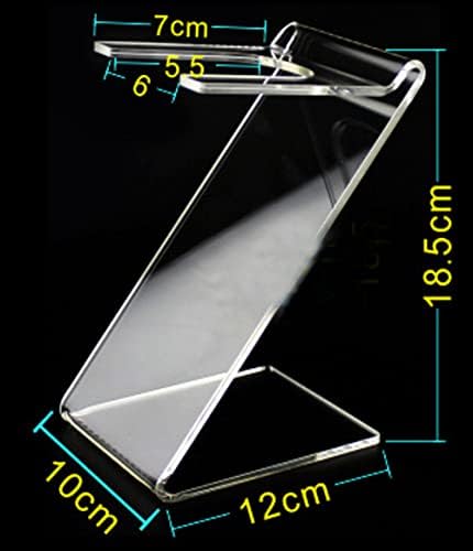 esowemsn 1PC Clear Acrylic Hair Dryer Holder Hair Dryer Display Rack Salon Home Bathroom Blow Dryer Holder Stand Hair Styling Tool Storage Organizer