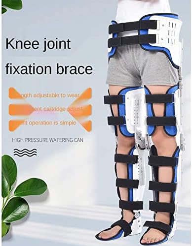 Ankle Foot Orthosis Brace, Hip Sacrum Waist Knee Ankle Foot Joint Fixation Brace, Thigh Knee Leg Ankle Fixed Limb Strap Joint Support Stabilizer Fixed 1