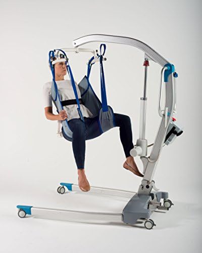 Patient Aid Toileting Sling with Color-Coded Lifting Straps, Medium 120-215 lbs Capacity, Full-Body Hoist & Patient Lift, Comfy Padded Lower Back Support - Patient Lift Sling - Transfer Aid