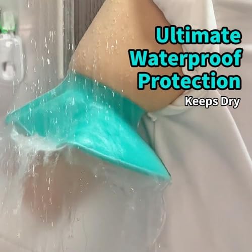 Cast Covers for Shower Arm, Waterproof Cast Cover Arm for Swimming, Cast Shower Cover, Water Proof Cast Protector for Adult, Sleeve for Showering, Elbow, Hand (Diameter - 6.3")