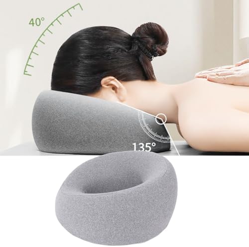Face Down Pillows, Memory Foam Face Cushion Pillow for Prone Sleeping, Beauty Salon and Post Eye Surgery Rest with Breathable Arches Design