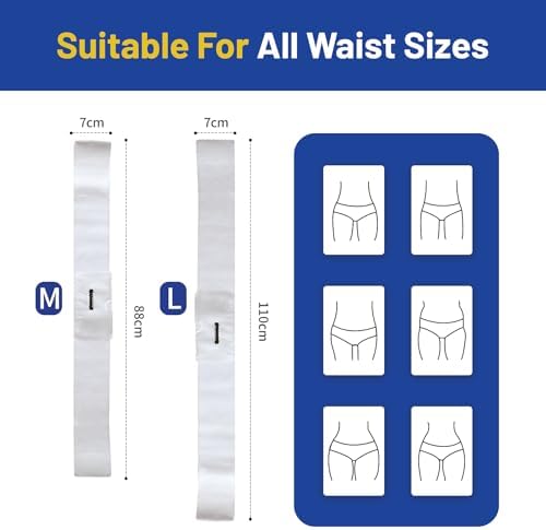 Urine Test Complete Kit - 2 oz to 4 oz Sample Bag on Belt,Portable Urine Test Bags with Temperature Strip for Used for Hospitals, Emergency and Travel (Medium)