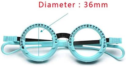 Optical Optic Trial Lens Frame - Optical Optic Trial Lens Frame - Trial Frames Optometry - Optometry Optician Eye Eyewear Eyeglasses Test Tool - Titanium Trial Frame Fixed PD(62mm), Blue