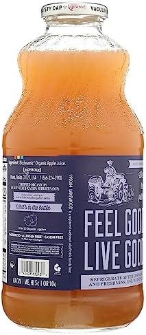 Lakewood Organic Pure Apple Juice, 32 FZ