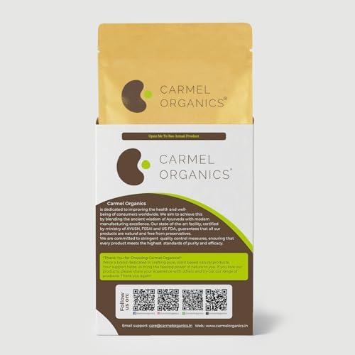CARMEL ORGANICS Manjistha Root/Indian Madder Powder (8 Ounce), Natural dye and Hair Color | Ayurvedic Herb for Skin and Health, No Added Preservative or Additives, Non-GMO