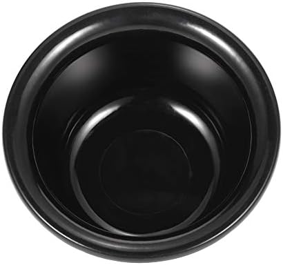 1Pc Men's Plastic Shaving Soap Bowl Reusable Shaving Mug Shaving Cup Smooth Shaving Mug Bowl for Shaving Soap and Cream, Black