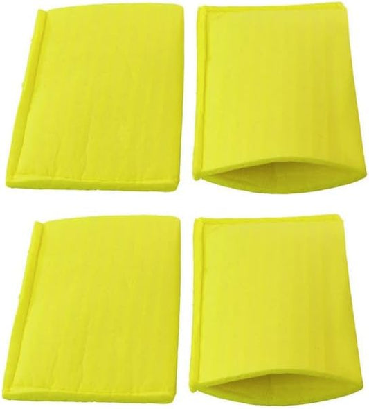 4/Pk Yellow Reusable Sponges for Rubber Electrodes Covers for Electrode Sponges (3" x 4.75")