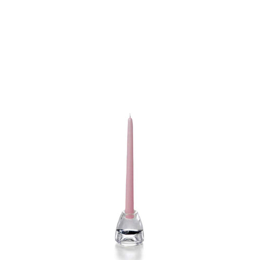 yummi Light Rose Taper Candles -10 inch - 12 per Pack