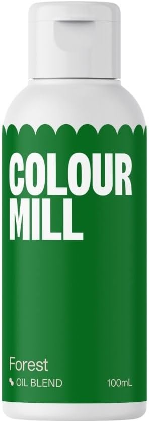 Colour Mill Oil-Based Food Coloring, 100 Milliliters Forest