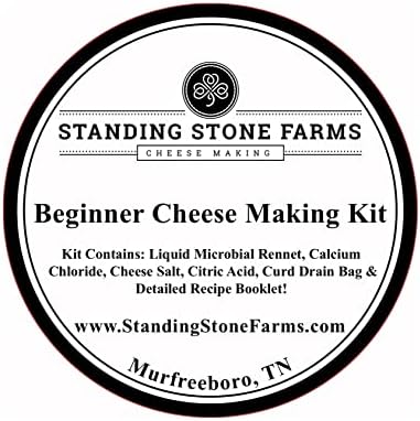 Basic Beginner Cheese Making Kit - Mozzarella, Burrata, Burricota, Chevre, Ricotta, Mascarpone & Butter!