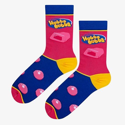 Odd Sox – Candy Novelty Crew Socks – Large/Medium – Soft Cotton Blend – Sweet Sour Chewy Candy – Fun Colorful Treats
