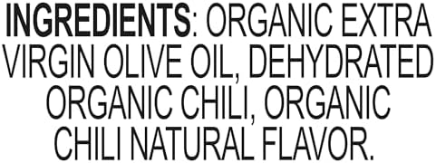 Mantova Organic Chili Flavored Extra Virgin Olive Oil 8.5 Oz (Pack of 4)