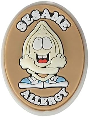 Sesame Allergy Medical Charm for Allermate Bracelet or Shoes