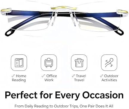 2 pcsAuto Focus Glasses,Automatic Zoom Reading Intelligent Anti-Blue Light Presbyopia Glass,Self Adjusting Presbyopia Glass.
