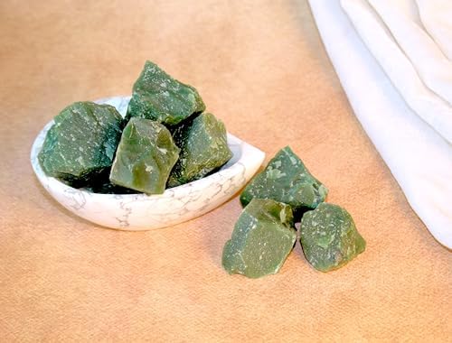 Large 1.25-2.0” Natural Green Jade Raw Crystals Stones for Meditation, Chakra, Reiki, Crystal Grid, Energy Work, Wire Wrapping, Tumbling & Spiritual Home Decor