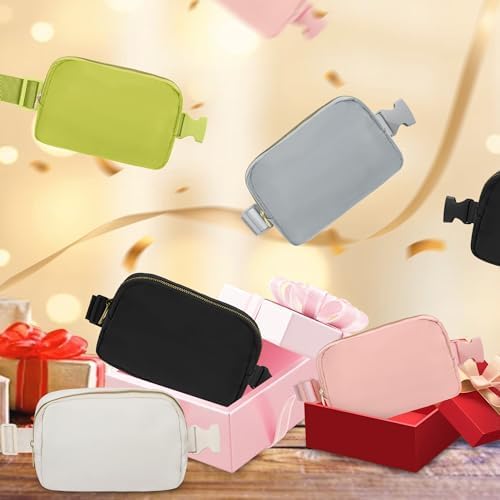 VOROLO Fanny Pack For Women And Men Crossbody Bag Belt Bag with Adjustable Strap Graduation Gifts Light Grey